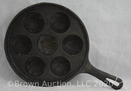 Cast Iron Griswold #962 Danish pancake pan