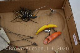 Assortment of vintage fishing lures