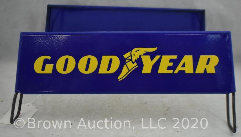 Good Year metal tire stand sign