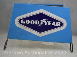 Good Year metal tire stand sign