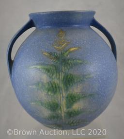 Roseville Windsor 552-8" vase, blue