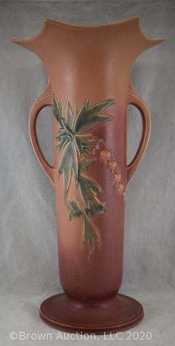 Roseville Bleeding Heart 977-18" vase, pink