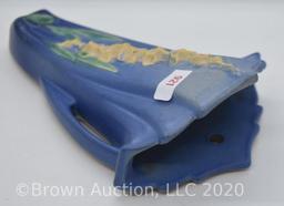 Roseville Foxglove 1292-8" wall pocket, blue