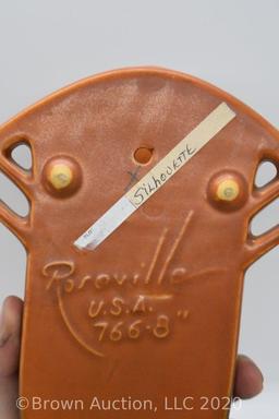 Roseville Silhouette 766-8" wall pocket, tan