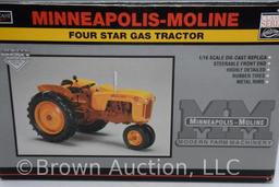 Minneapolis Moline 4-Star gas die-cast tractor, 1:16 scale
