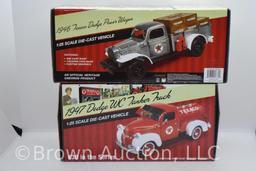 (4) die-cast Texaco models, 1:25 and 1:34 scale