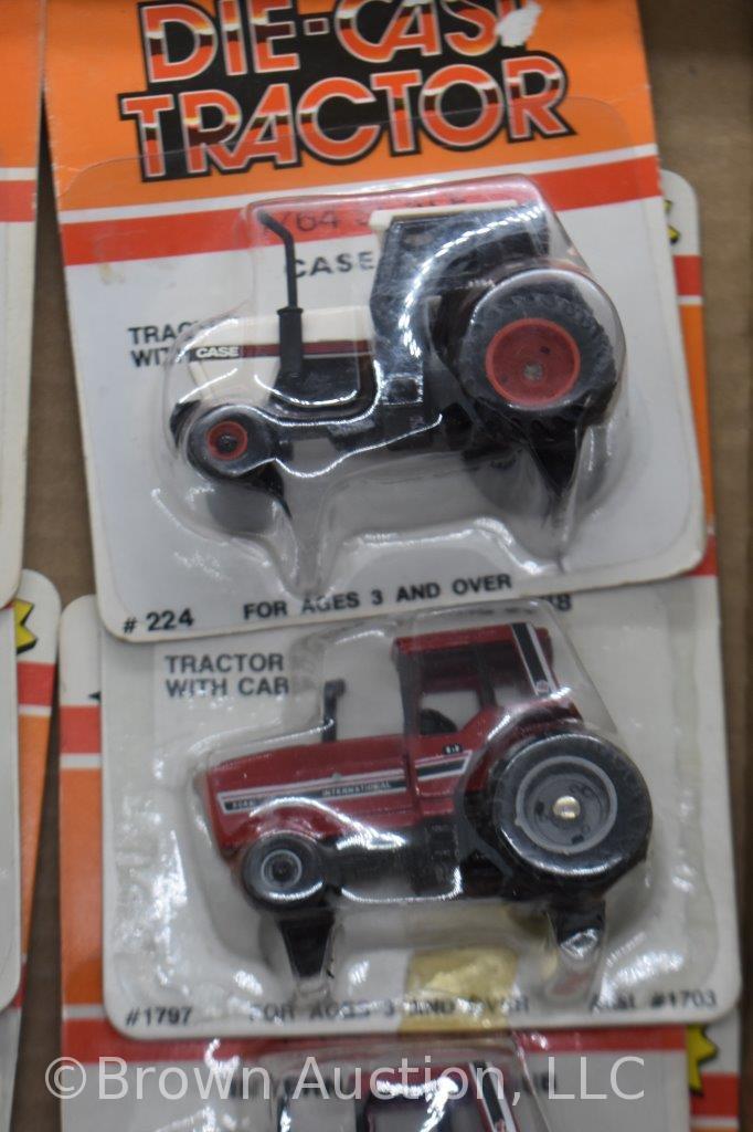 (12) die-cast Tractors, all 1:64 scale