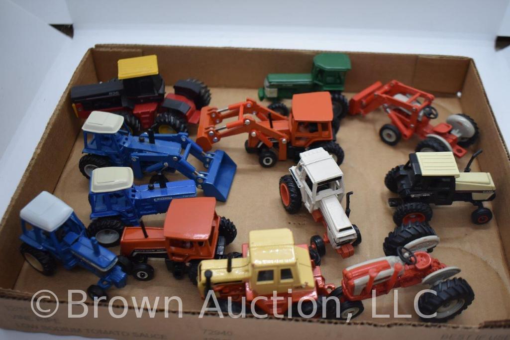 (12) die-cast Tractors, all 1:64 scale