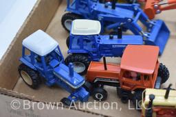 (12) die-cast Tractors, all 1:64 scale