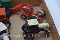 (12) die-cast Tractors, all 1:64 scale