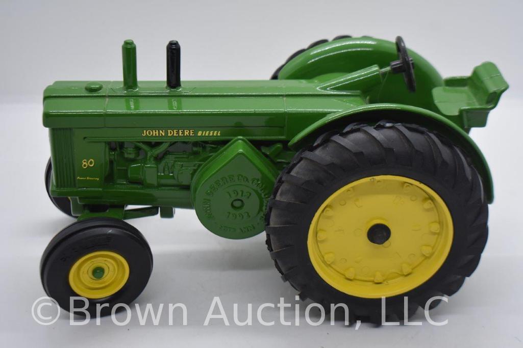 John Deere 80 die-cast tractor, 1:16 scale