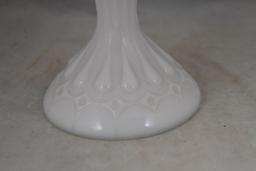 Cranbery Fenton Coin Dot kerosene lamp