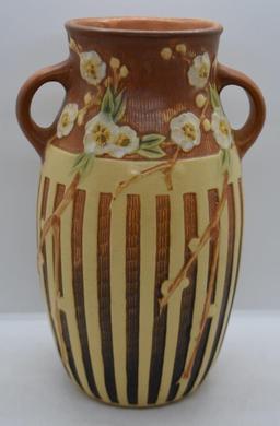 Roseville Cherry Blossom 626-10" vase, brown