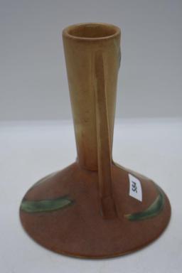 Roseville Futura 422-6" "Two-Pole" bud vase, brown