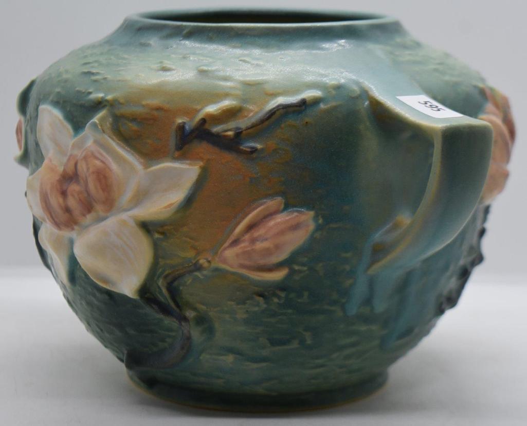 Roseville Magnolia 446-6" bowl, green