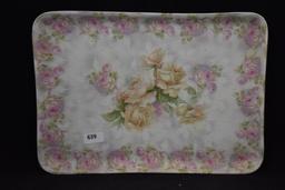 (4) pc. Royal Bayreuth Rose Tapestry dresser set