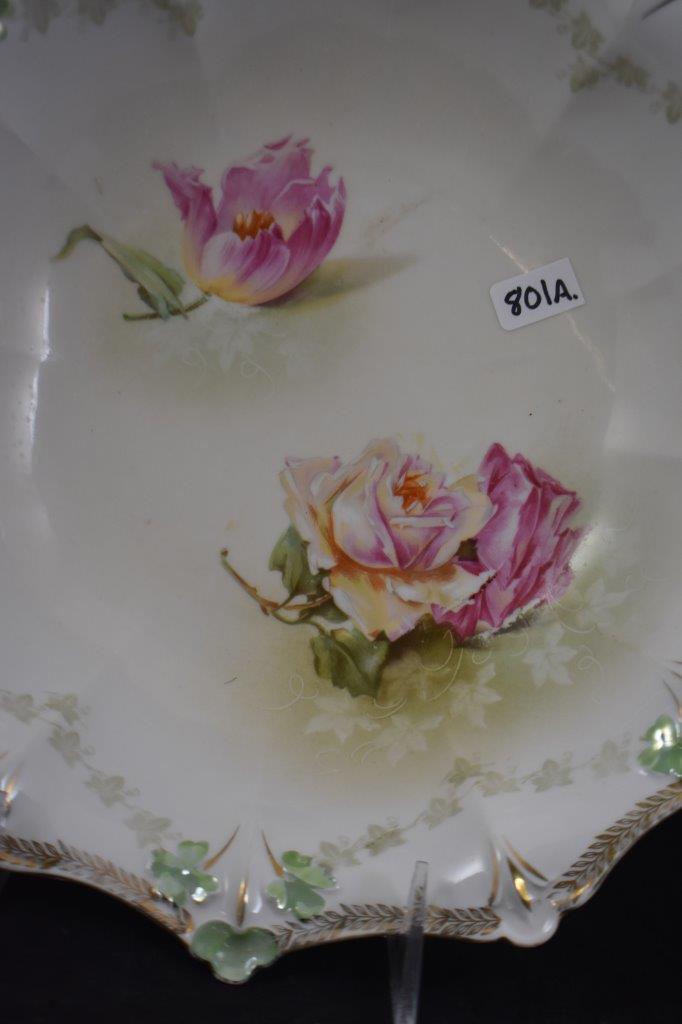 R.S. Prussia 10.5" bowl, red mark