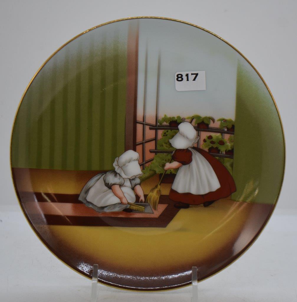 ((7) Royal Bayreuth Sunbonnet Babies7"d plates