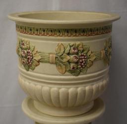 Weller Roma Jardiniere and Pedestal