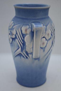 Roseville Clemena 751-7" vase, blue