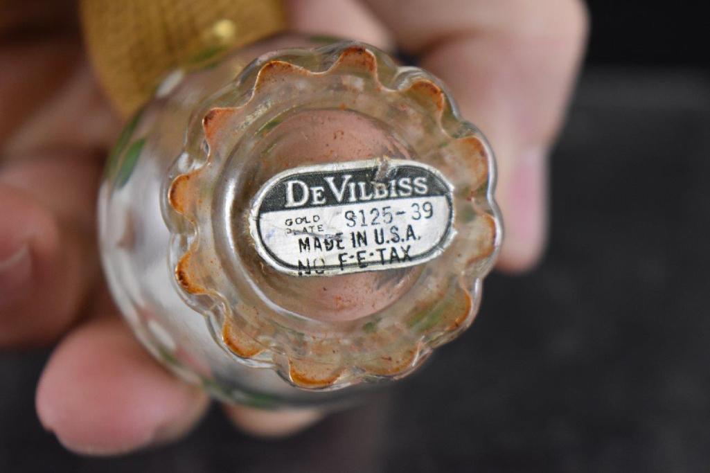 (3) Vintage perfume bottles