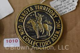 (4) Dakota Territory belt buckles