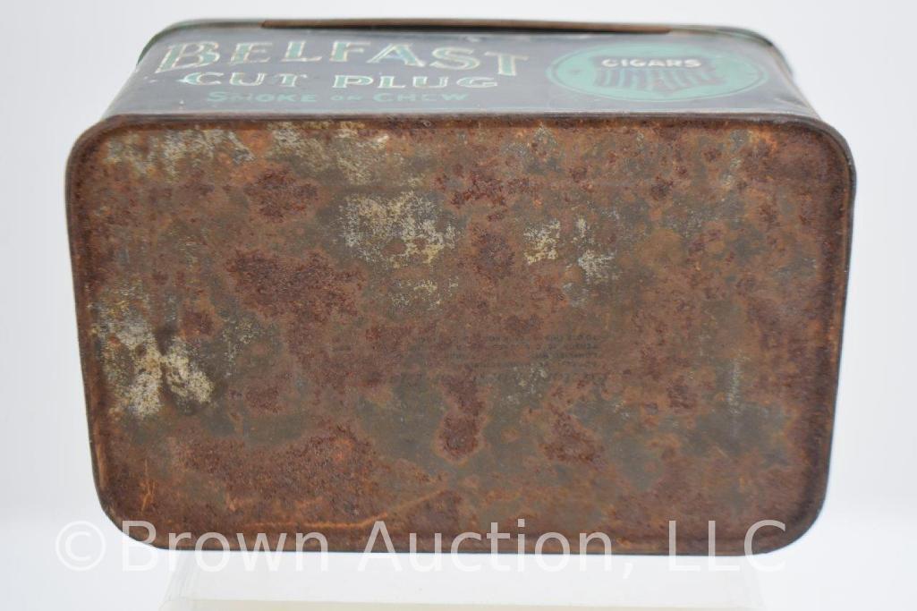 Belfast Cut Plug smoke or chew tobacco tin