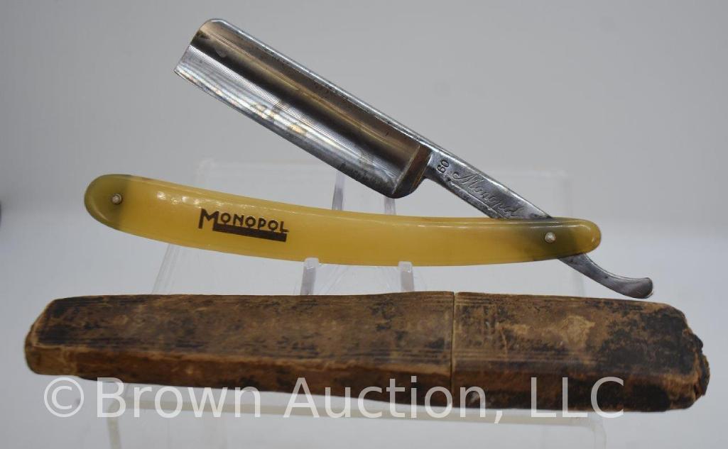 Voss/Monopol (Solingen, Germany) straight razor w/box