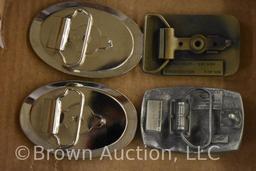 (8) Tractor dealers belt buckles