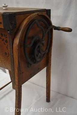 No. 1 6-Gallons Bent Wood butter churn