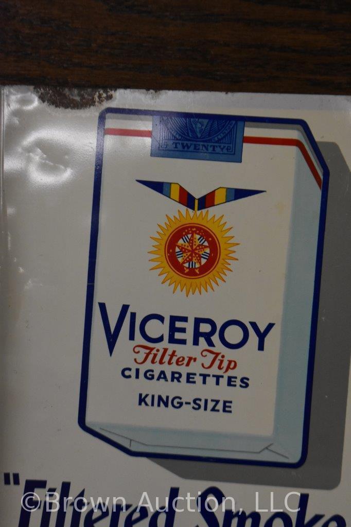 Viceroy Filter Tip cigarettes dst flange advertising sign