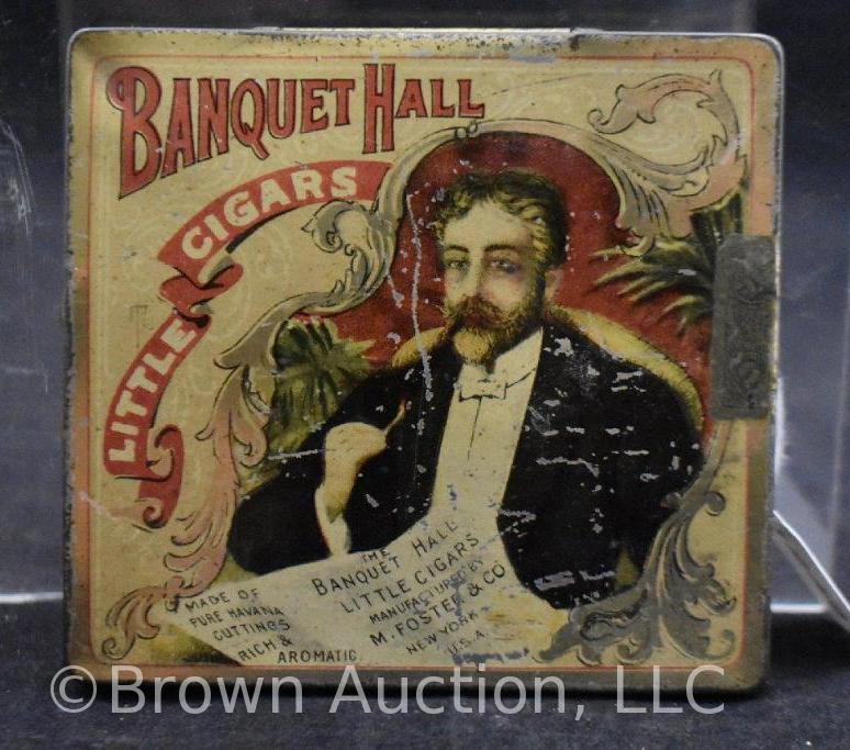 Banquet Hall Little Cigars flat pocket tin