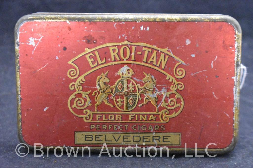 (2) El Roi-Tan Perfect Cigars tins