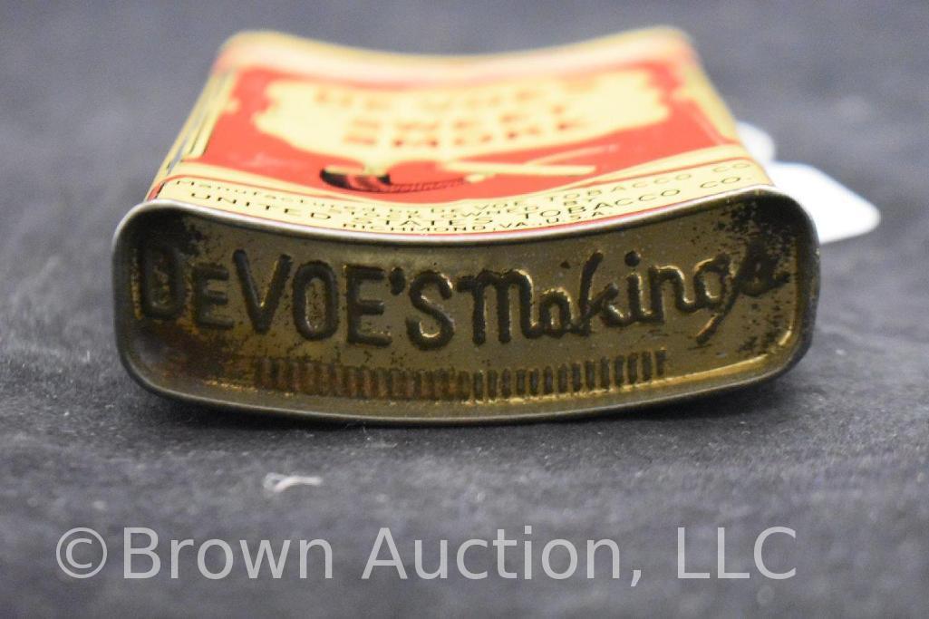 DeVoe's Sweet Smoke tobacco pocket tin