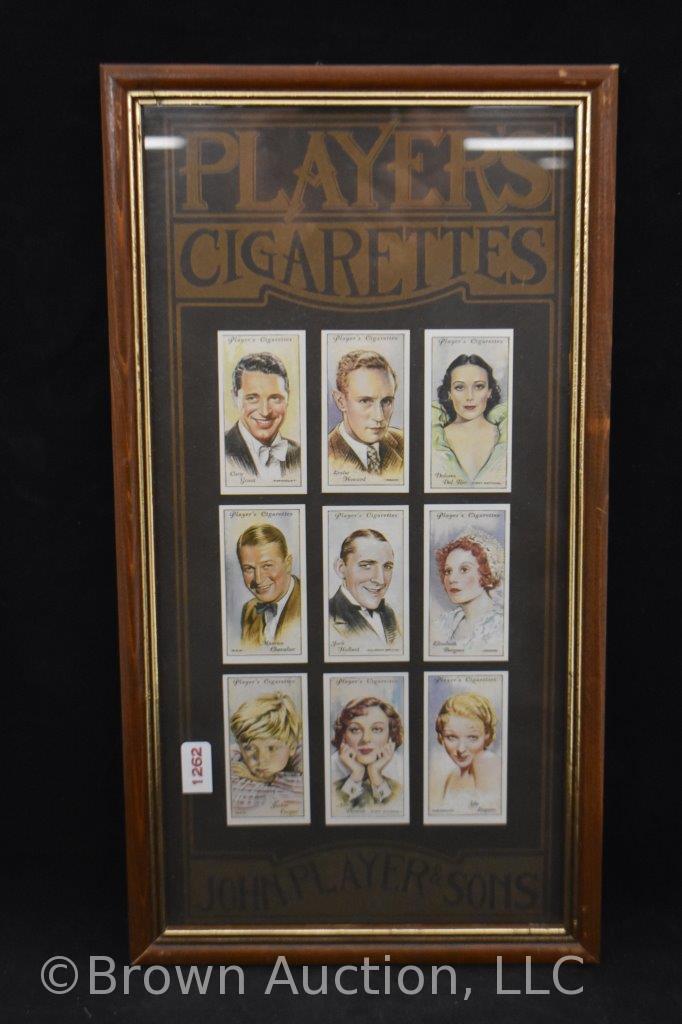 John Player & Sons advertising Cigarettes card poster