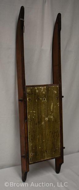 Primitive wood sled