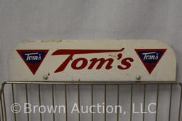 (2) Vintage Tom's Peanut counter top store display racks