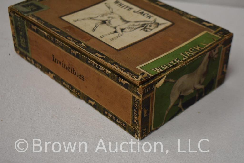 (4) Cardboard cigar boxes