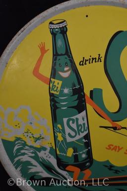 Ski soda single sided tin sign
