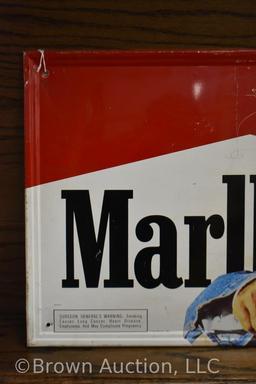 Marlboro single sided tin sign