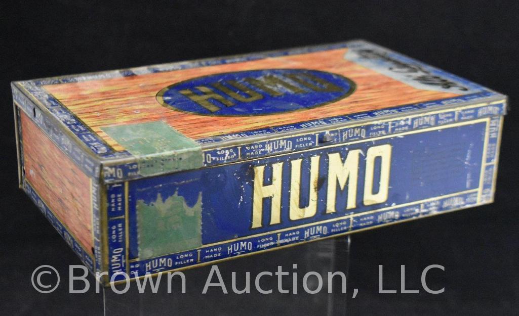 HUMO metal cigar box