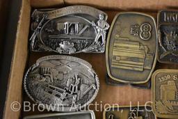 (12) Belt buckles - assortment of agriculture dealers