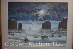 Navajo Nation winter scene by Robert Draper