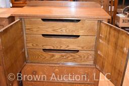 Antique Oak dresser by Ballman Furniture Co. (Ft. Smith, AR)