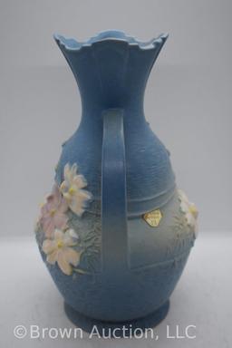 Roseville Cosmos 952-9" vase, blue