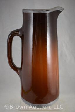 Roseville Rozane? 11" tankard, fruit motif