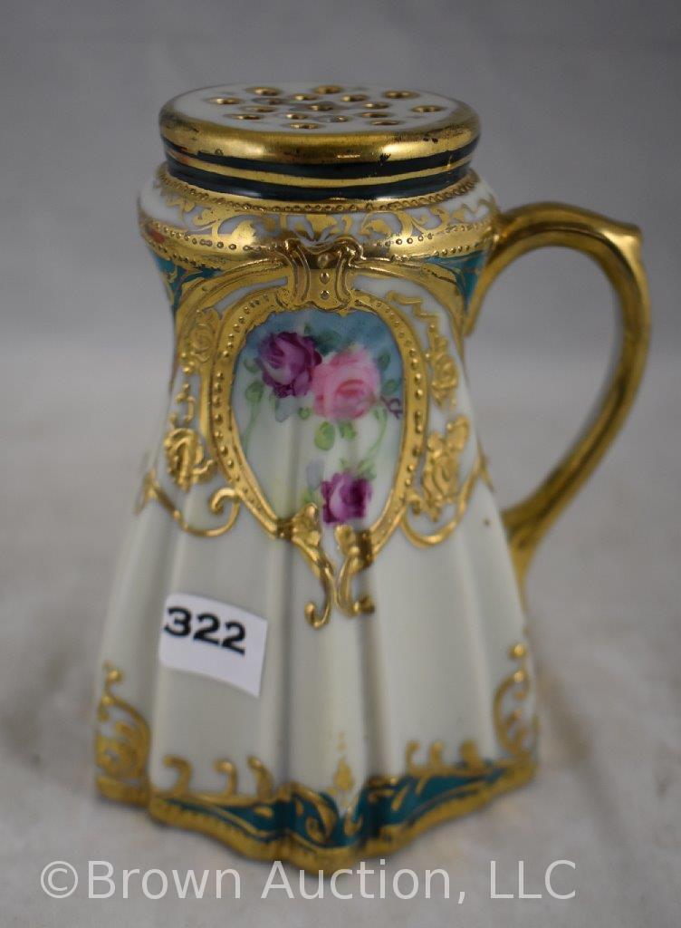 Mrkd. Nippon 4.5" handled sugar shaker