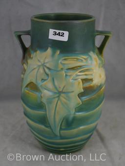 Roseville Luffa 687-8" vase, green