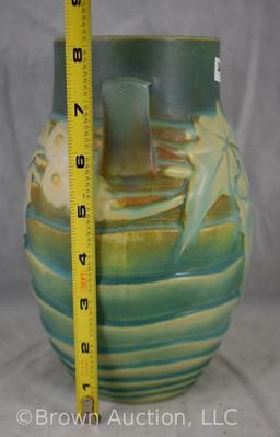 Roseville Luffa 687-8" vase, green