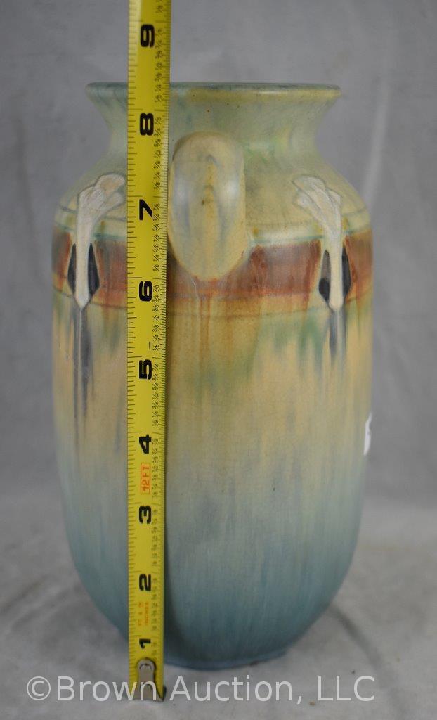 Roseville Monticello 563-8" vase, green